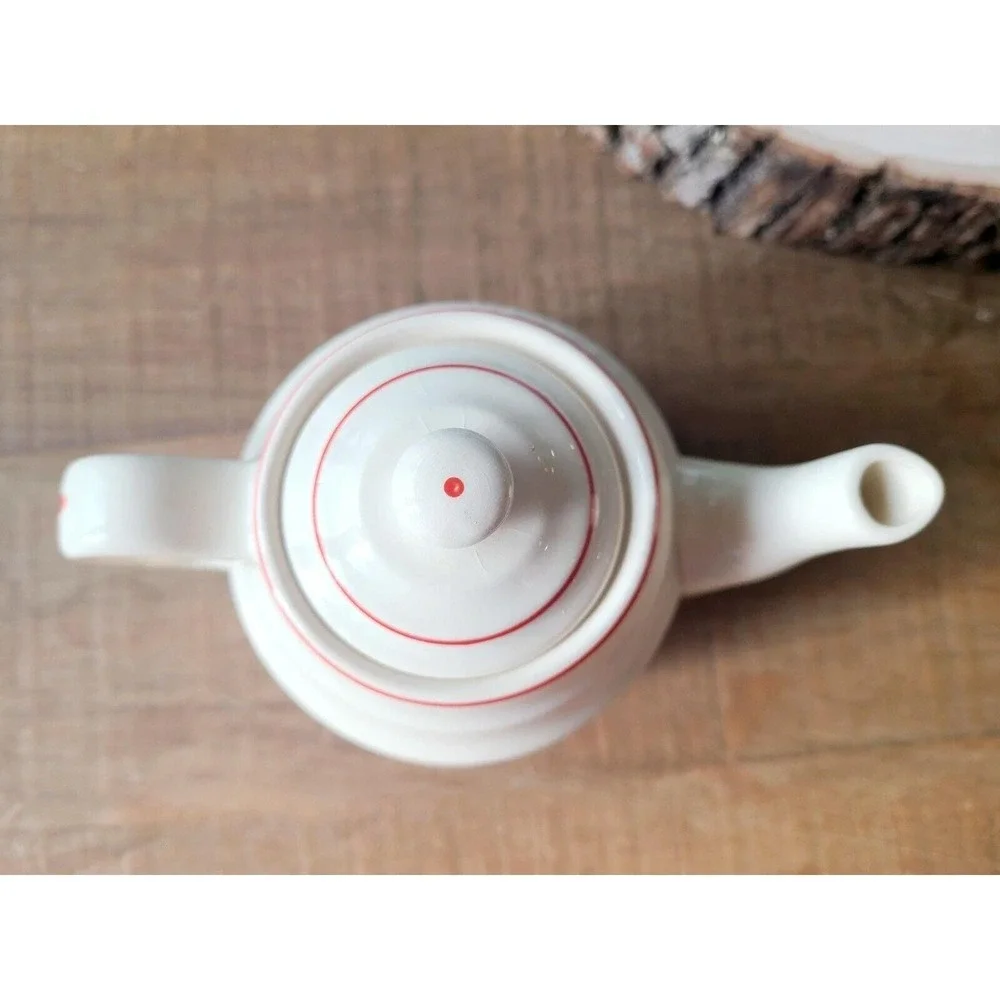 Teapot Universal Cambridge Pottery USA MCM Vintage 1950's Tea‎ Pot Flower Floral